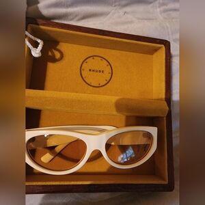 Rhude Agnelli Shades White NWOT